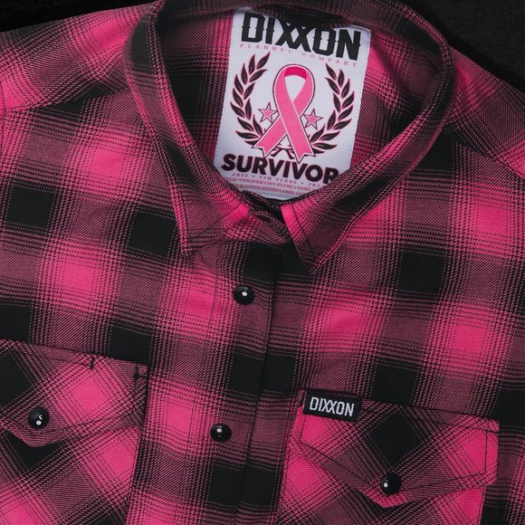 DIXXON SURVIVOR Flannel Shirt - Women's XL - Pink - Picture 11 of 12